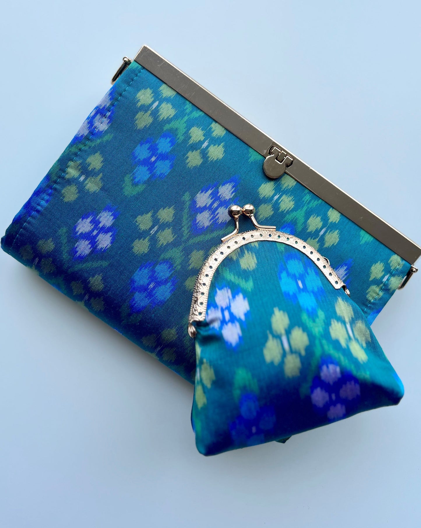 Purse/Clutch+Coin Pouch || Houl (Khmer Silk)