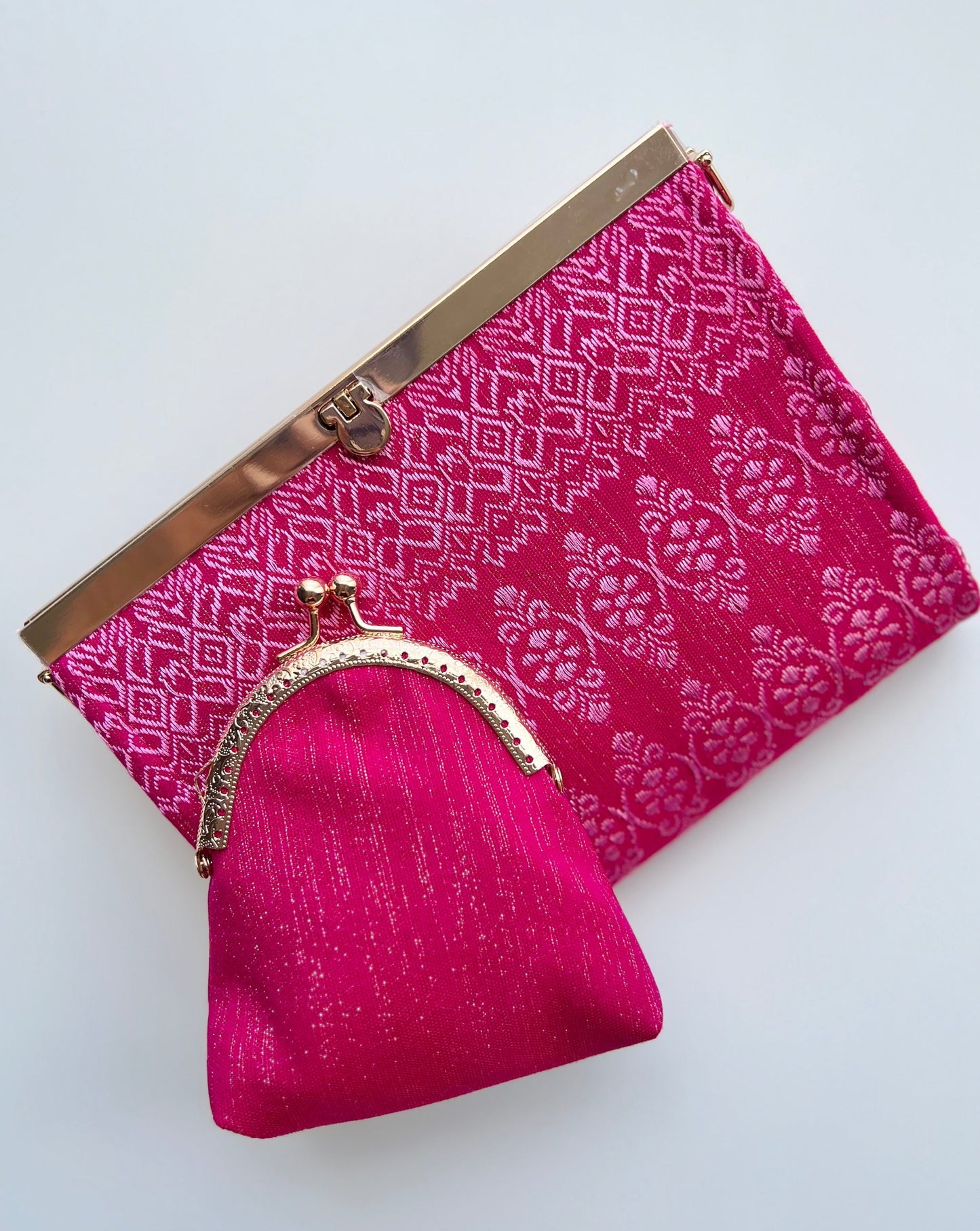 Purse/Clutch+Coin Pouch || Shimmering Seung Khmer