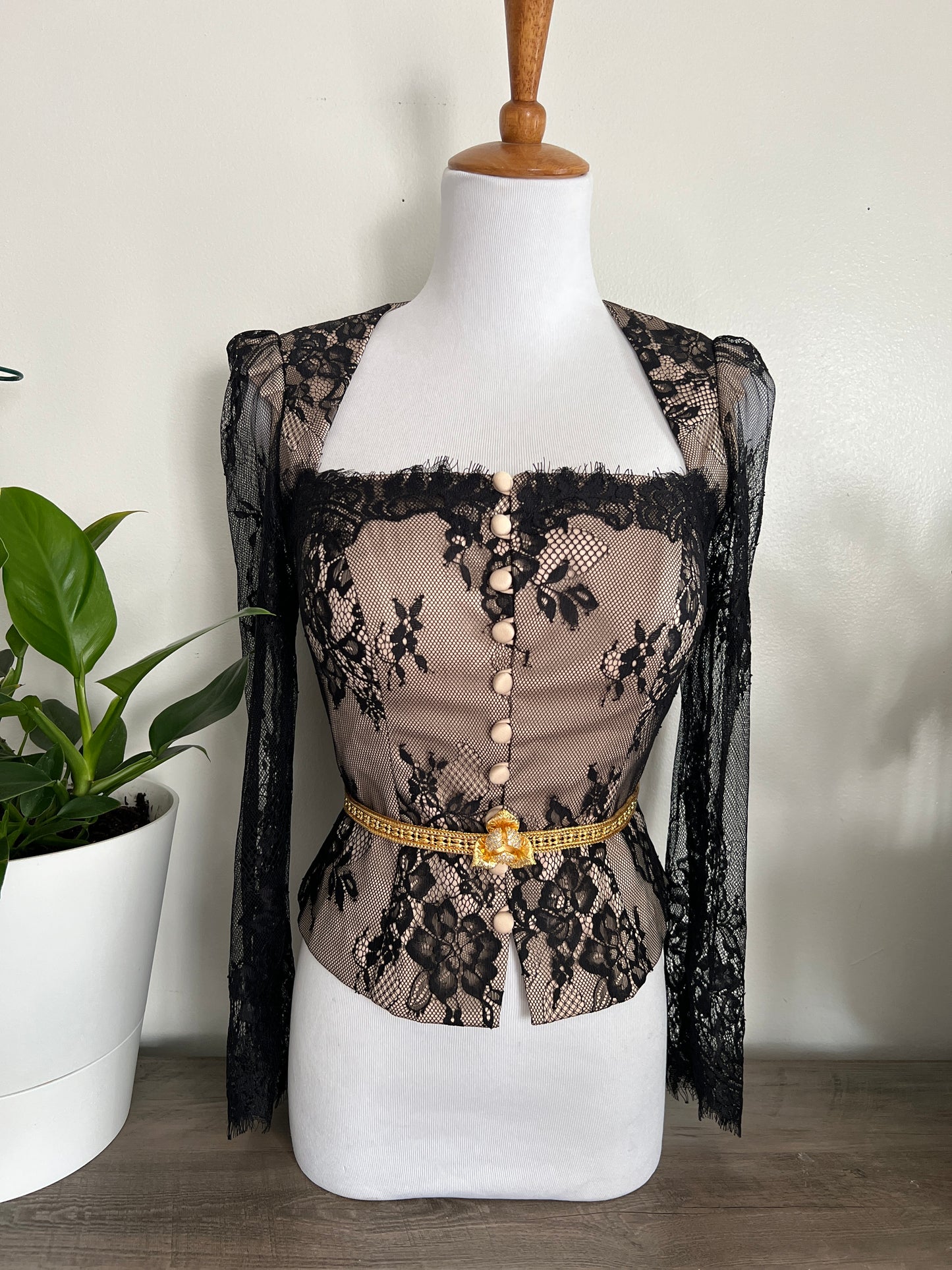 She is Fierce Lace Blouse || Custom