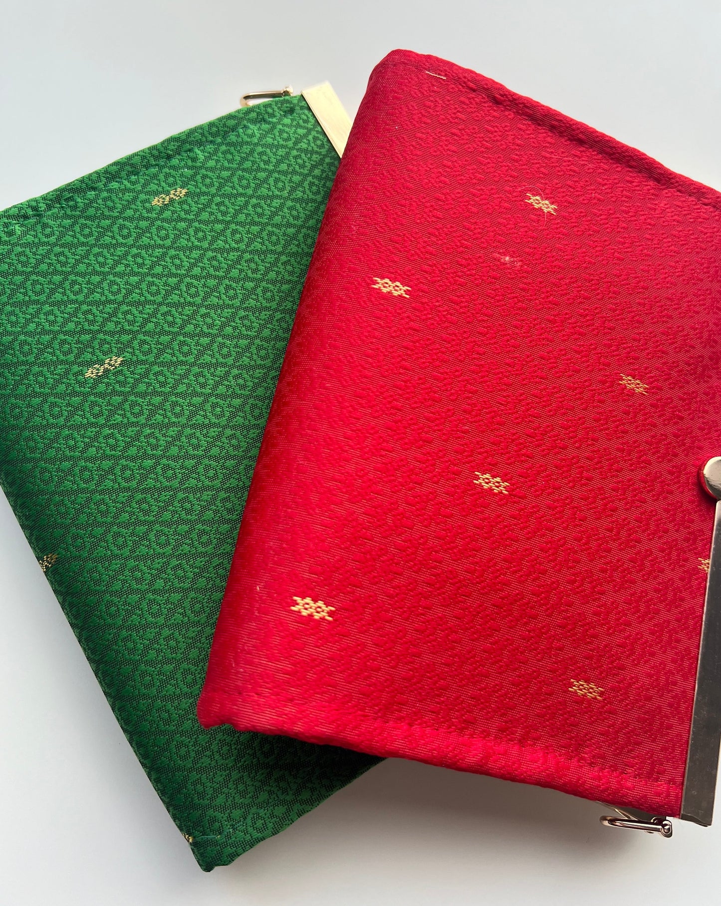 Purse/Clutch+Coin Pouch || Red or Green