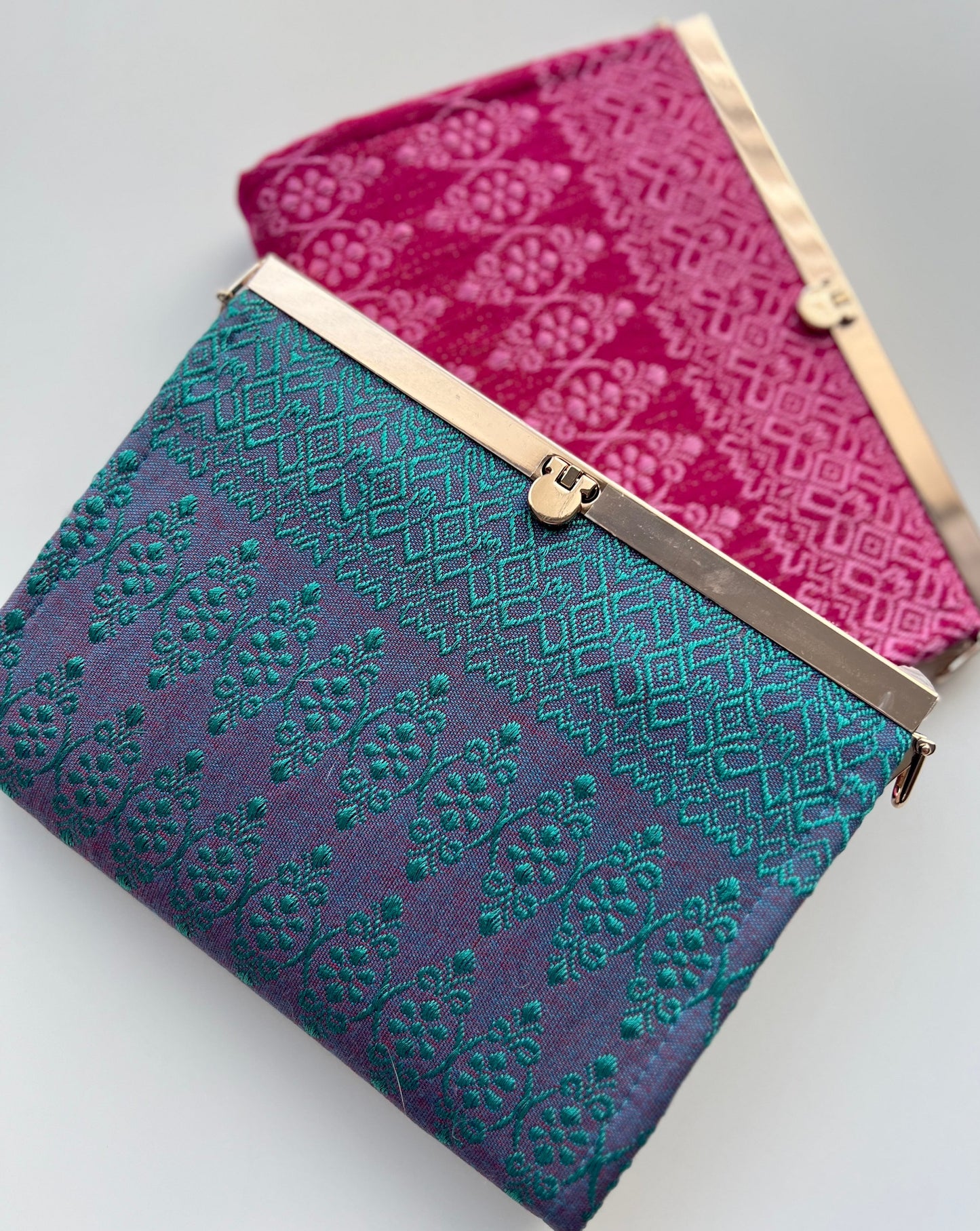 Purse/Clutch+Coin Pouch || Shimmering Seung Khmer