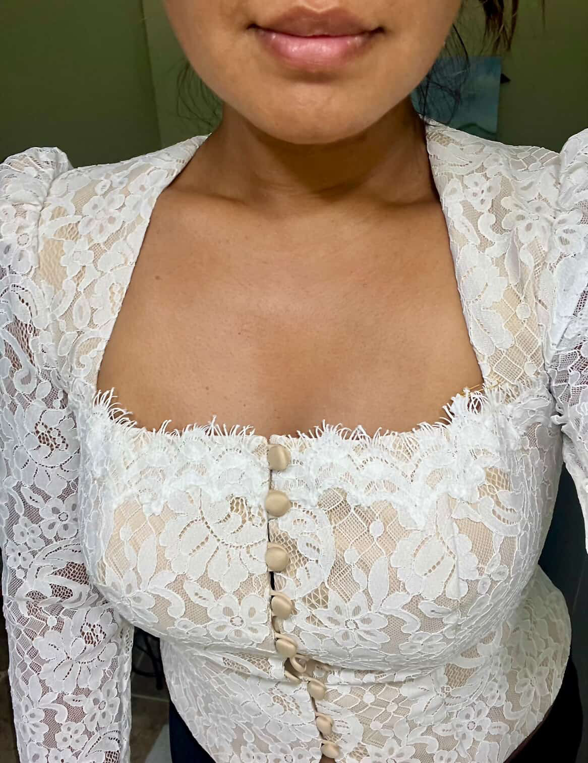 She is Fierce Lace Blouse