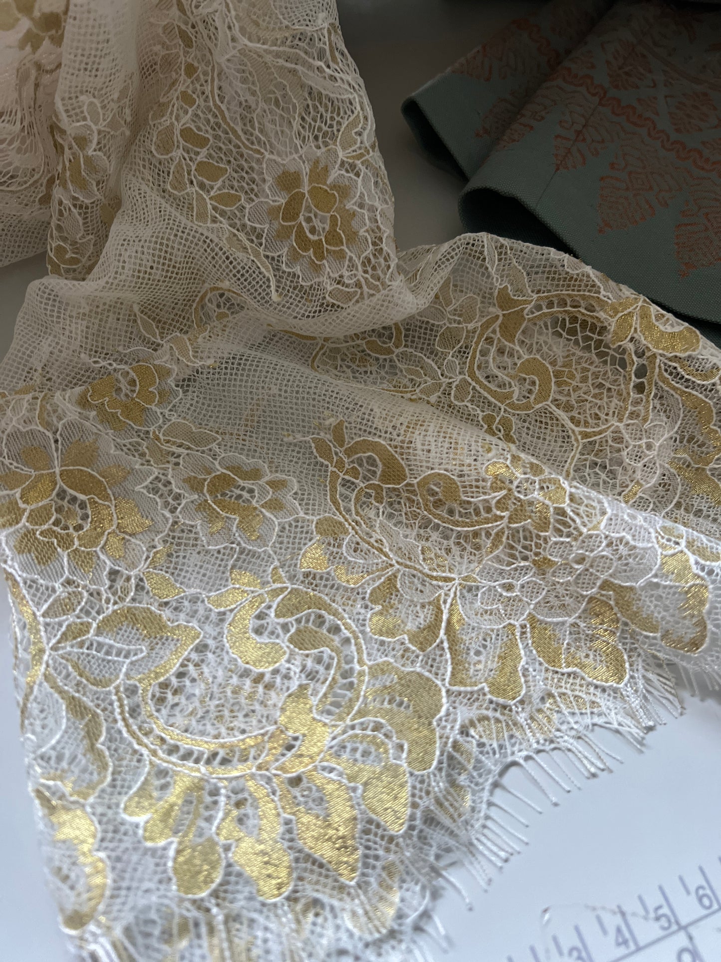 She is Fierce Lace Blouse Flared Cuff Sleeves