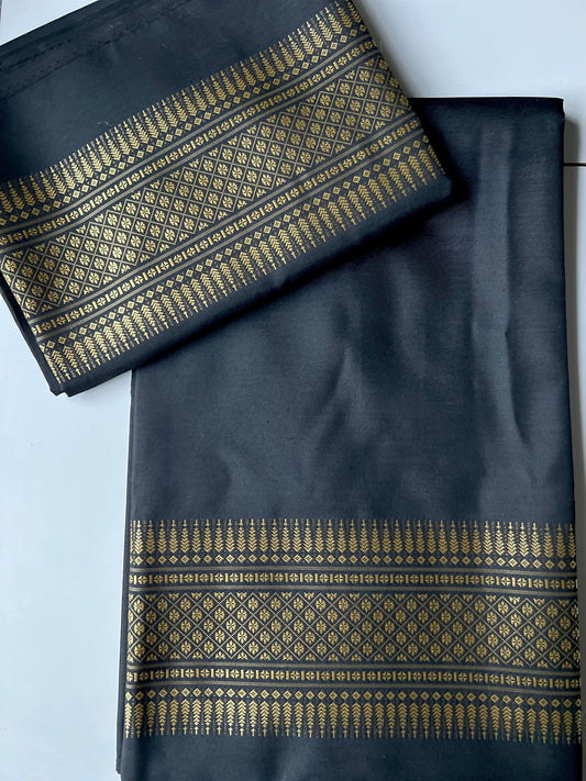 Black and Gold Fabric