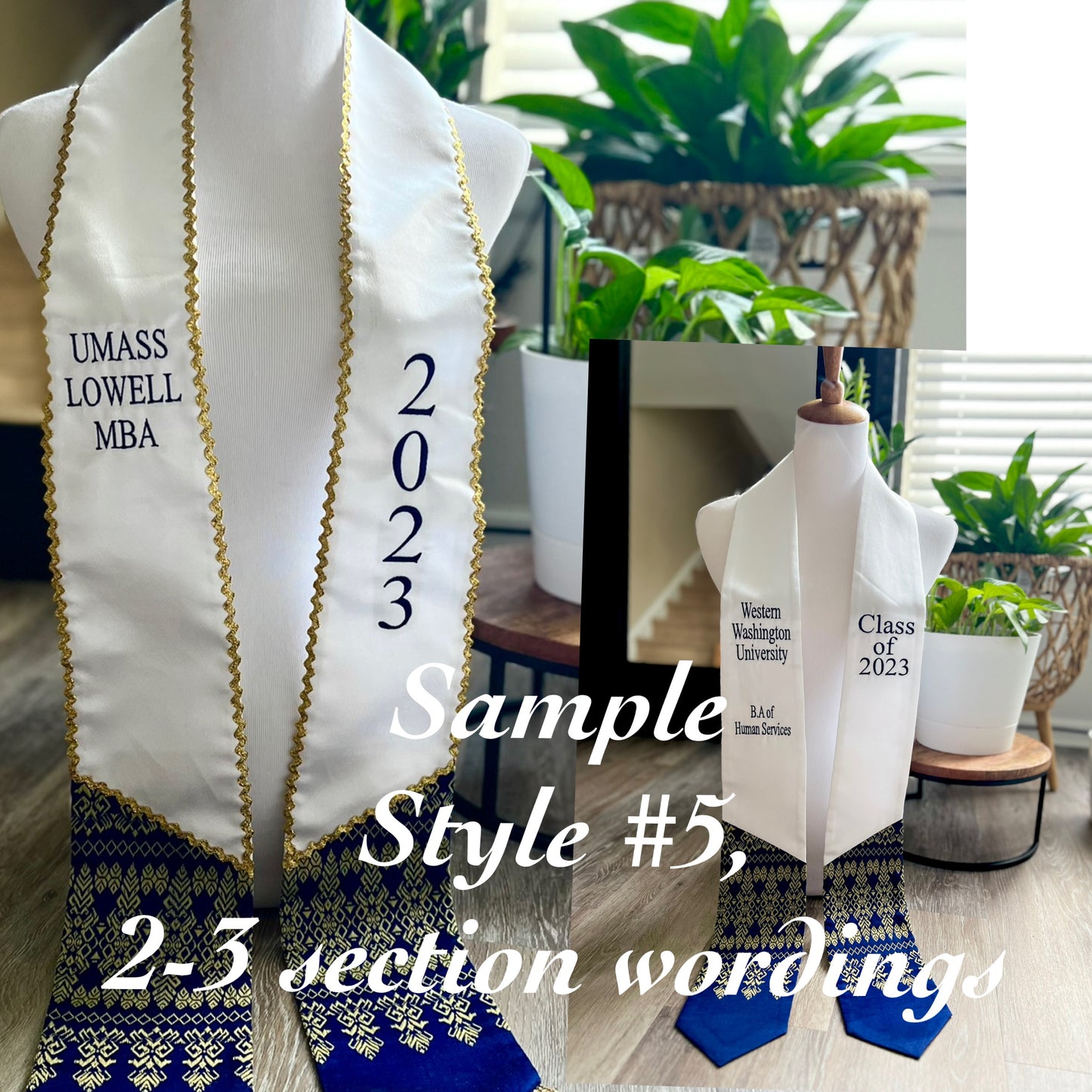 Custom Graduation Stole