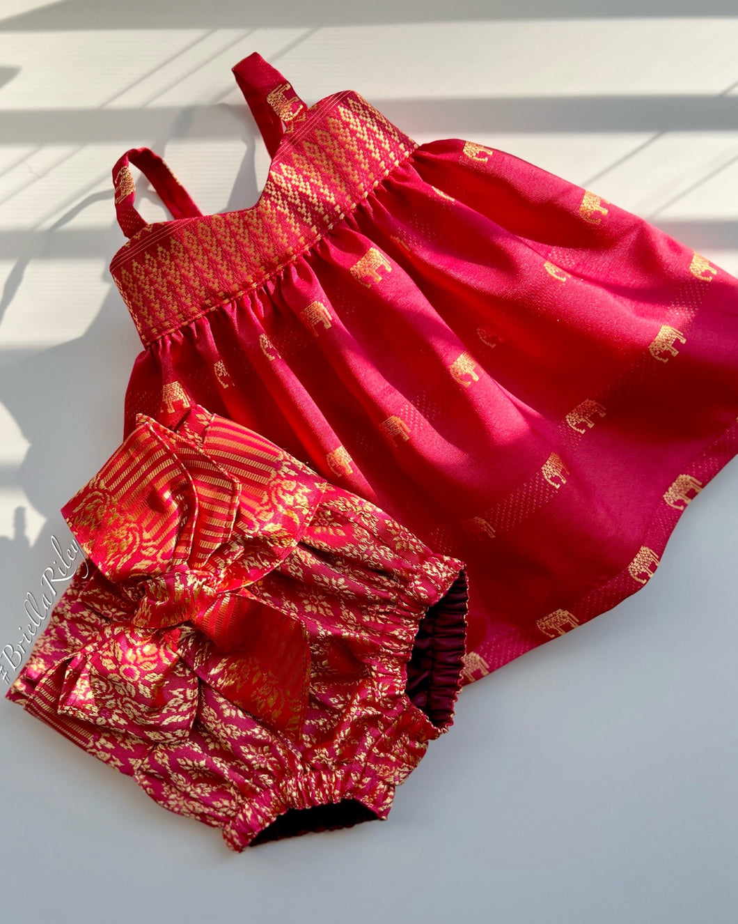 Elephant Style Dress + Bloomer || Randomly Selected Color and Fabric