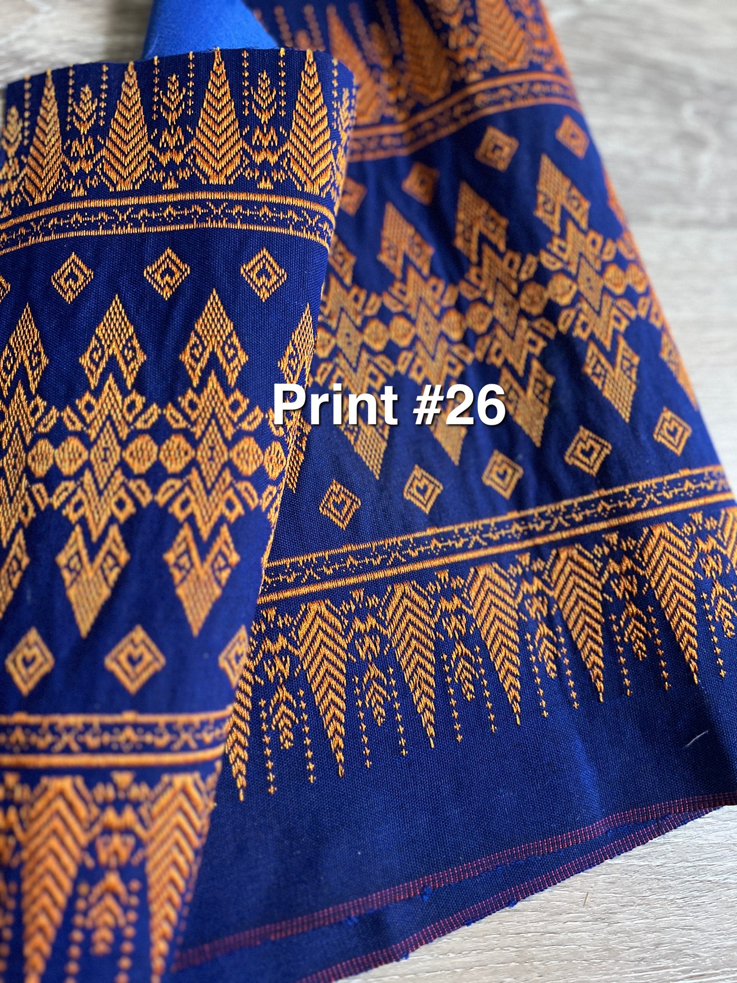 MUST ADD TO CART - Custom Graduation Stole Textile Options