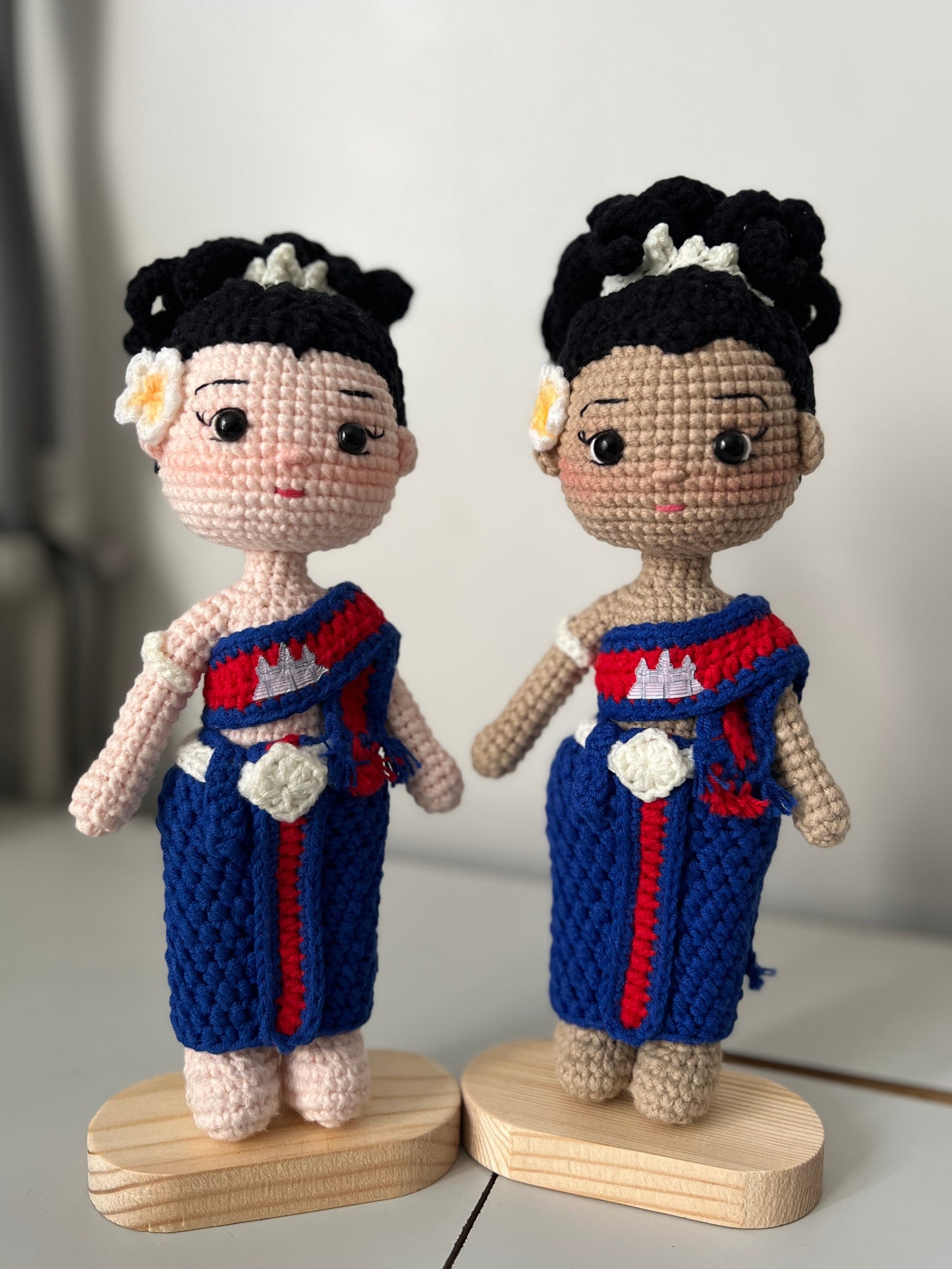 Apsara Doll Khmer Flag Outfit