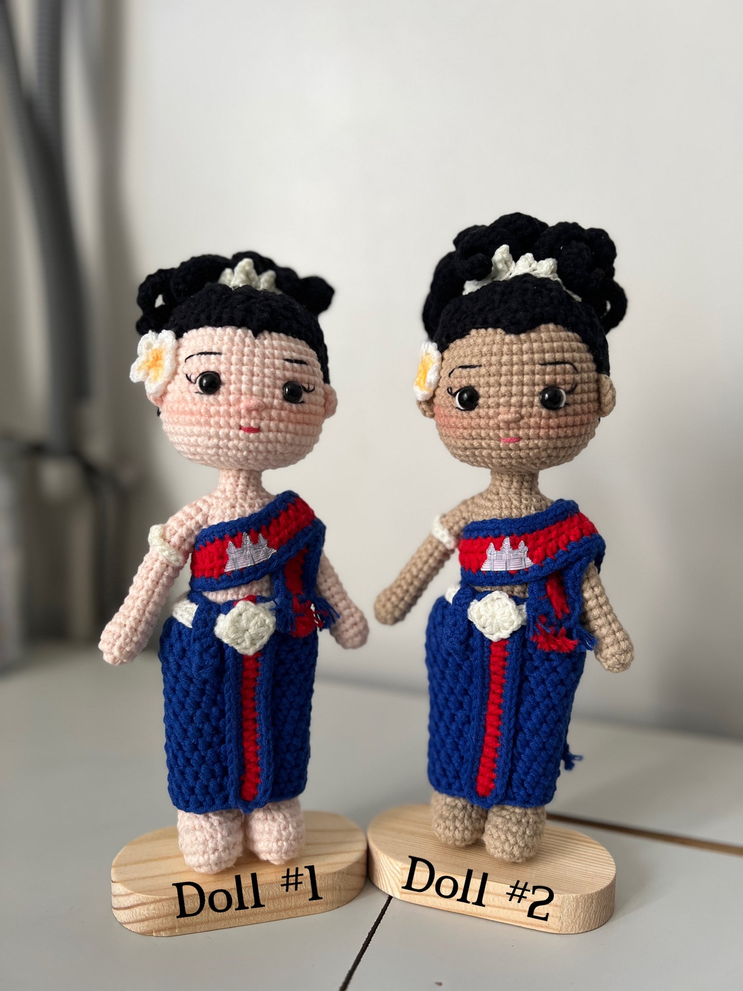 Apsara Doll Khmer Flag Outfit