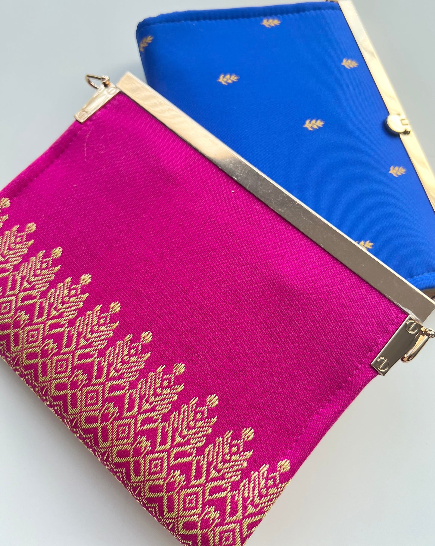 Purse/Clutch Vibrant Pink or Royal Blue