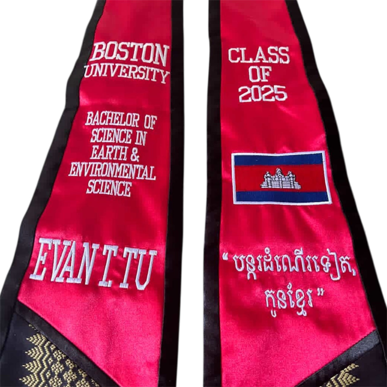 Style #2: 1-4 Section Wordings + Flags/Khmer Letter/Special Request